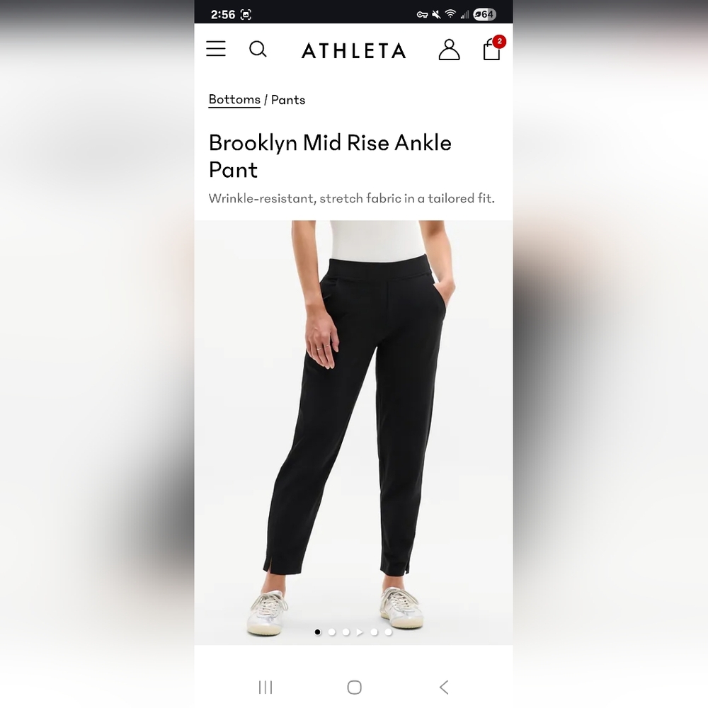 Athleta Brooklyn Mid Rise Ankle Pant